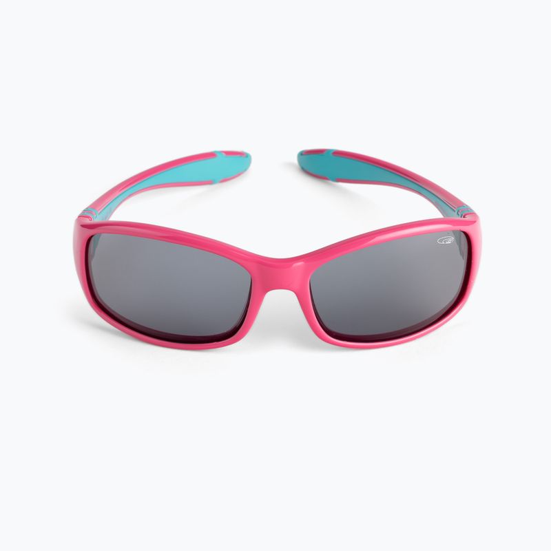 Occhiali da sole per bambini GOG Flexi rosa/blu/fumo 3