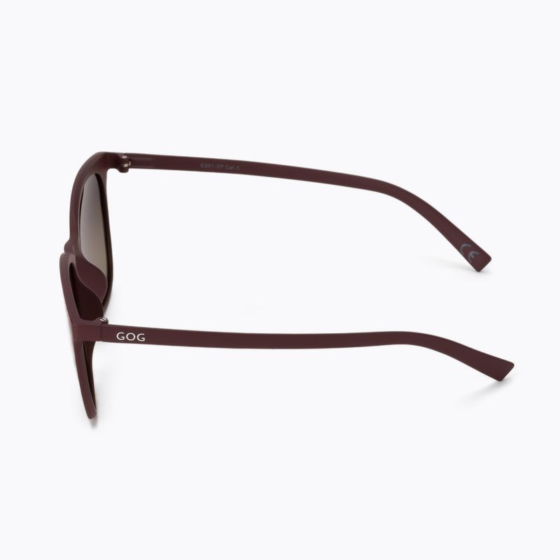 Occhiali da sole GOG Lao matt maroon/gradient smoke da donna 4