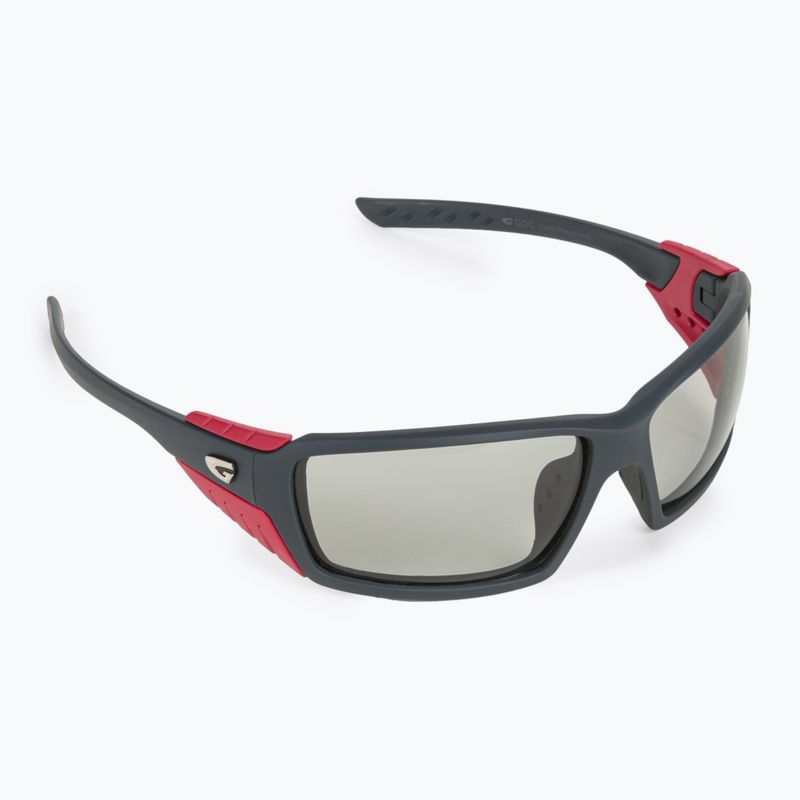 Occhiali da sole GOG Breeze T in policarbonato opaco grigio/rosso/fumo