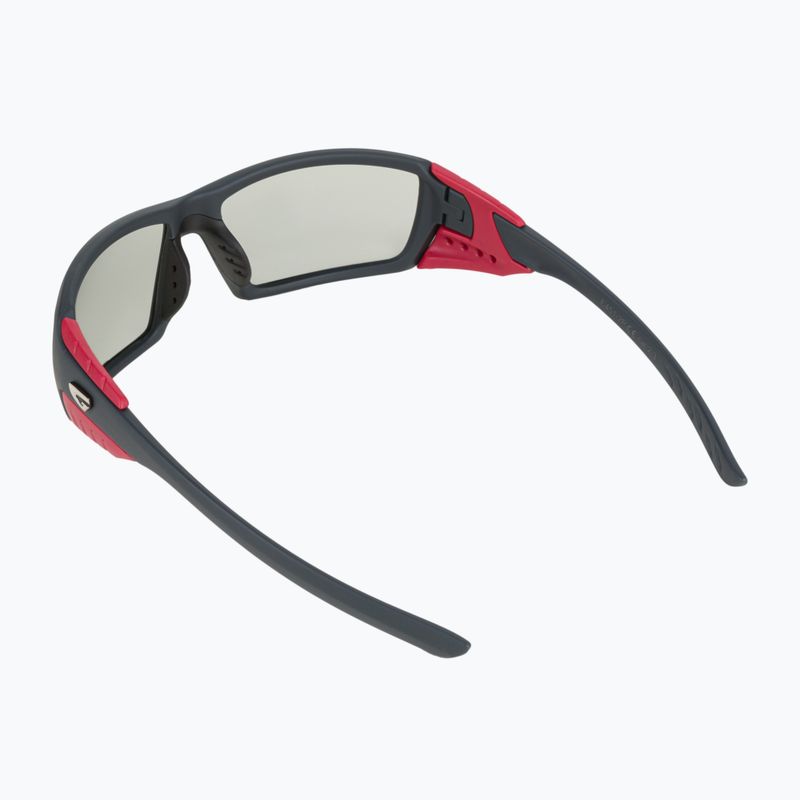 Occhiali da sole GOG Breeze T in policarbonato opaco grigio/rosso/fumo 2