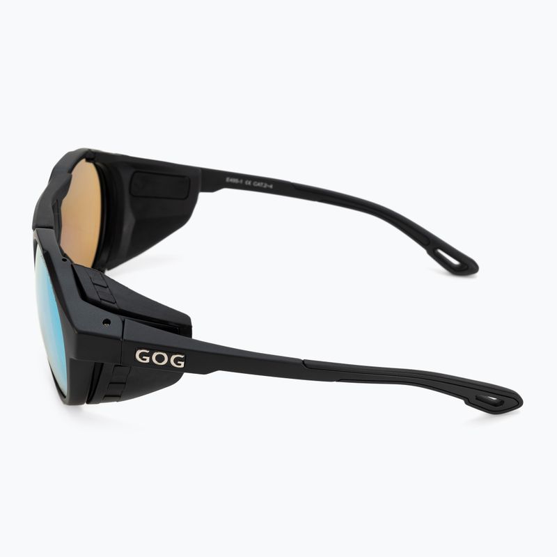 Occhiali da sole GOG Manaslu nero opaco/blu policromatico 4
