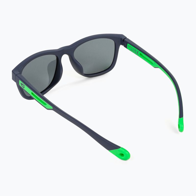 Occhiali da sole per bambini GOG Alfie matt blu navy/verde/fumo 2