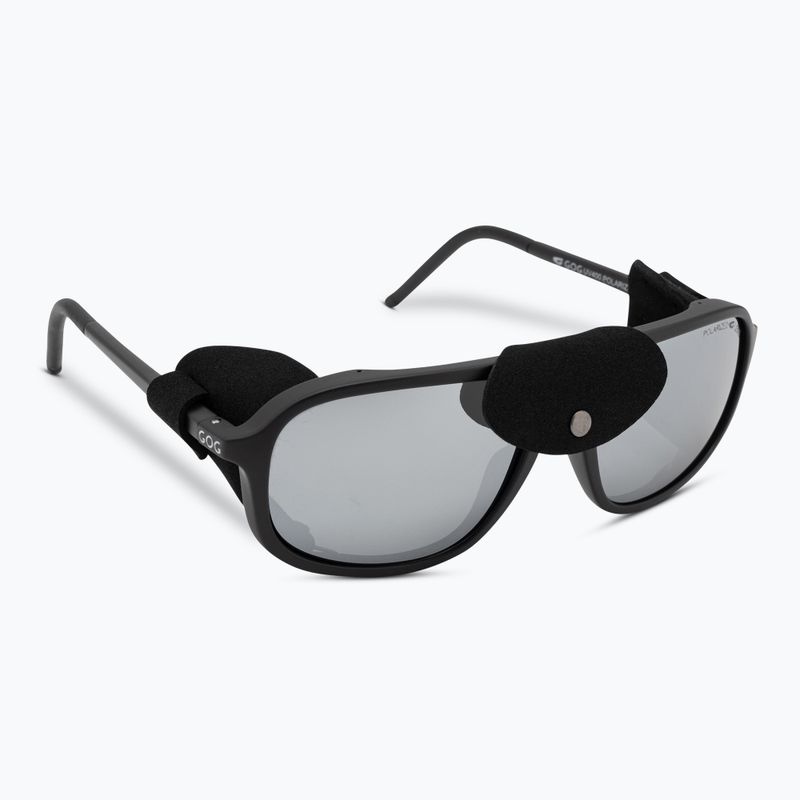 Occhiali da sole GOG Everest nero opaco/argento a specchio