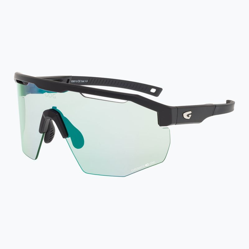 Occhiali da sole GOG Argo C nero opaco/verde policromatico 5