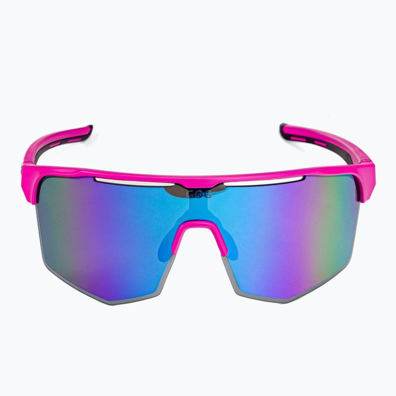 Occhiali da sole GOG Athena rosa neon opaco/nero/bianco-blu policromatico 3