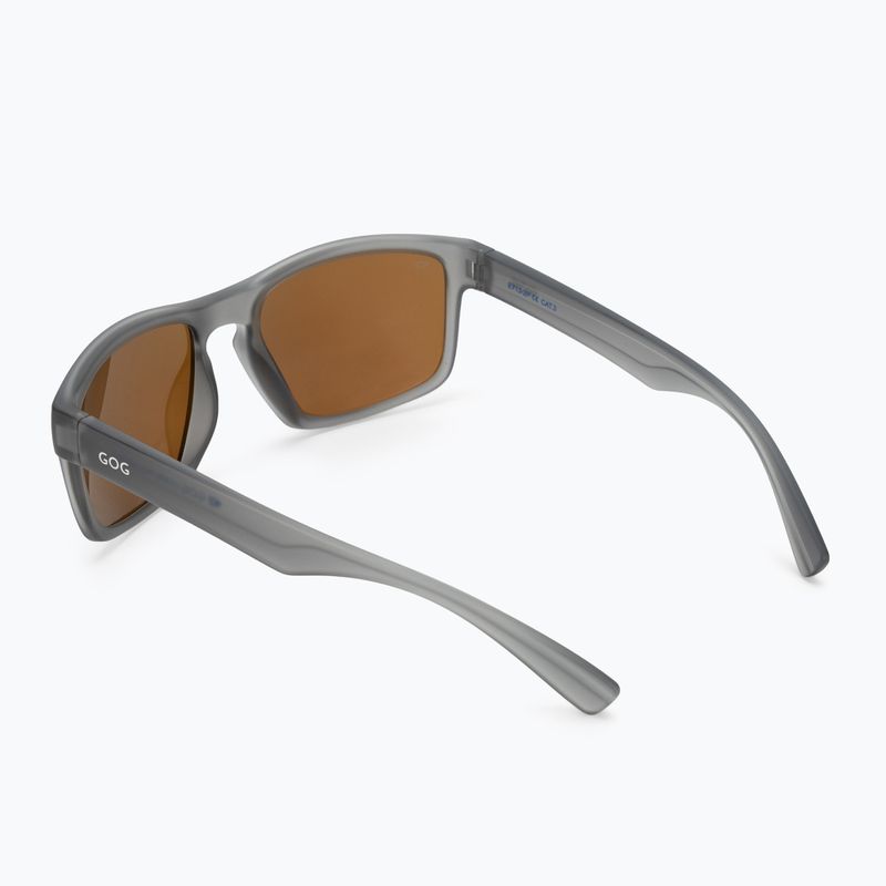 Occhiali da sole GOG Logan grigio cristal opaco/bianco-blu policromatico 2
