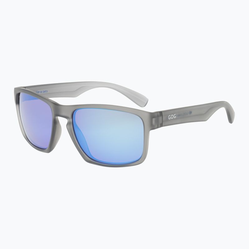 Occhiali da sole GOG Logan grigio cristal opaco/bianco-blu policromatico 5
