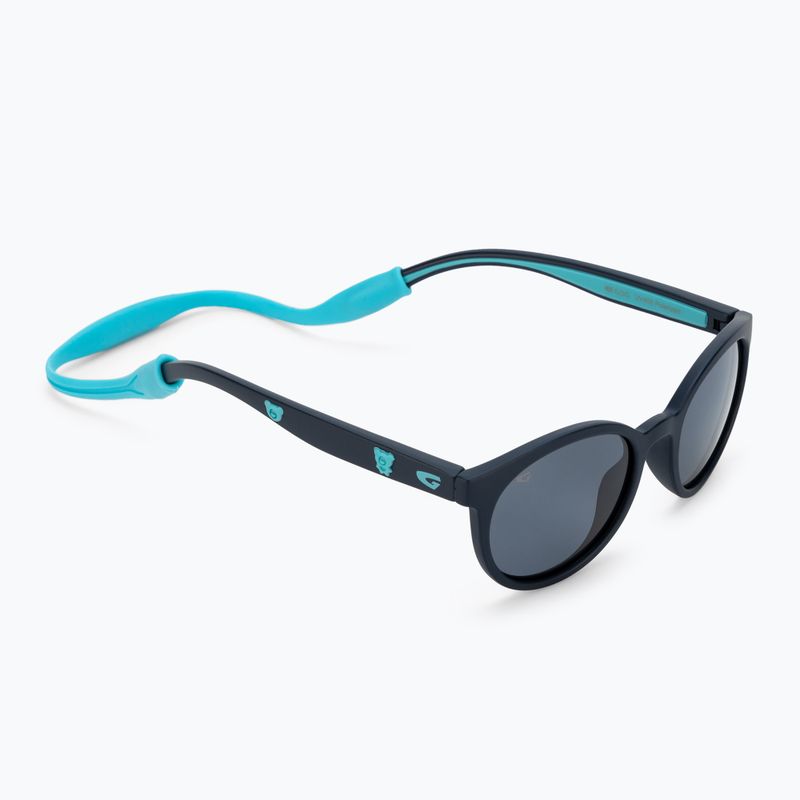 Occhiali da sole per bambini GOG Margo opaco blu navy/blu/fumo 5