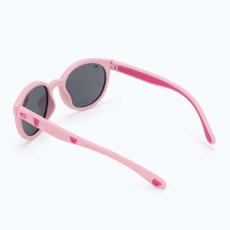 Occhiali da sole per bambini GOG Margo rosa opaco/fumo 2