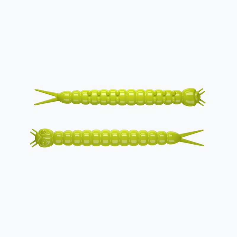 Libra Lures Slight Worm Krill esca in gomma 15 pezzi giallo caldo