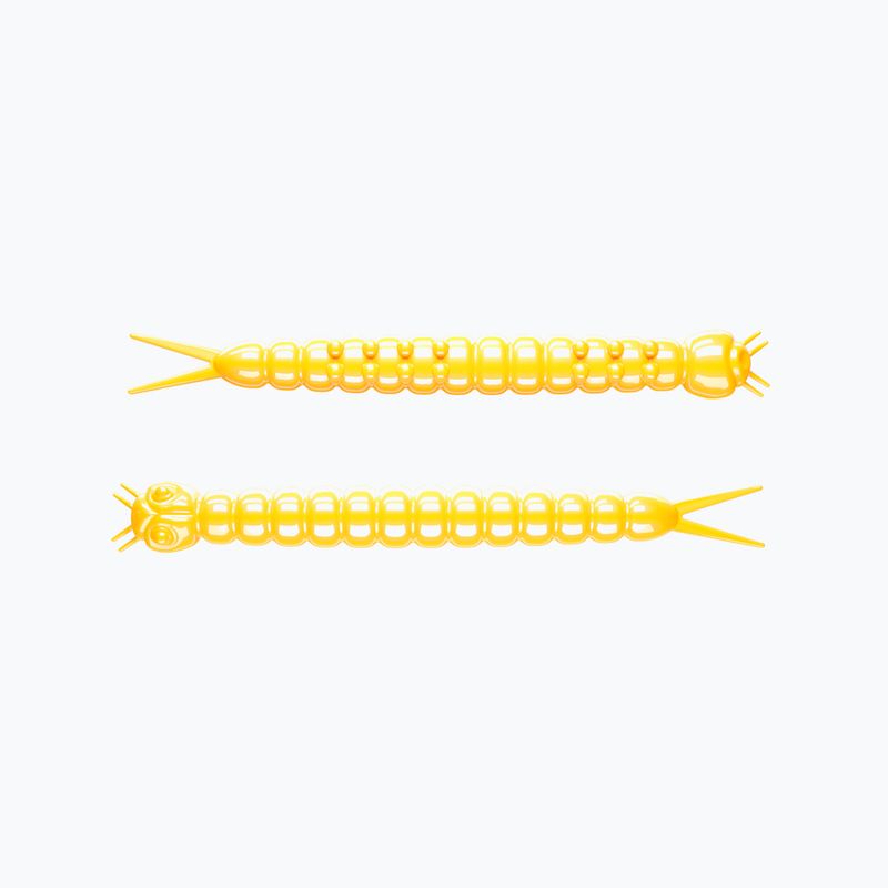 Libra Lures Slight Worm Krill esca in gomma 15 pz. giallo