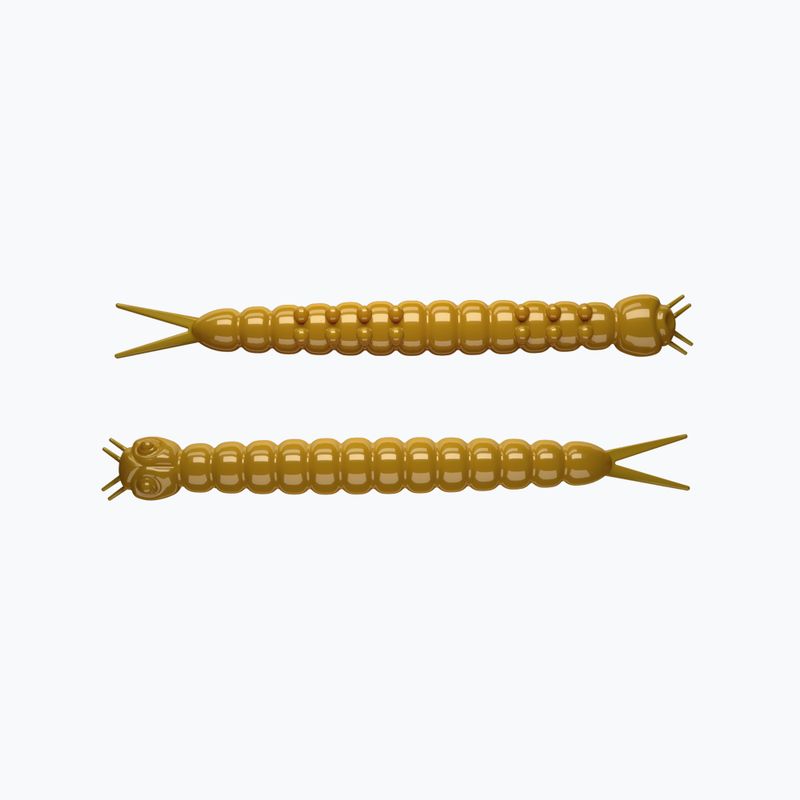 Libra Lures Slight Worm Krill esca in gomma 15 pz. caffè latte