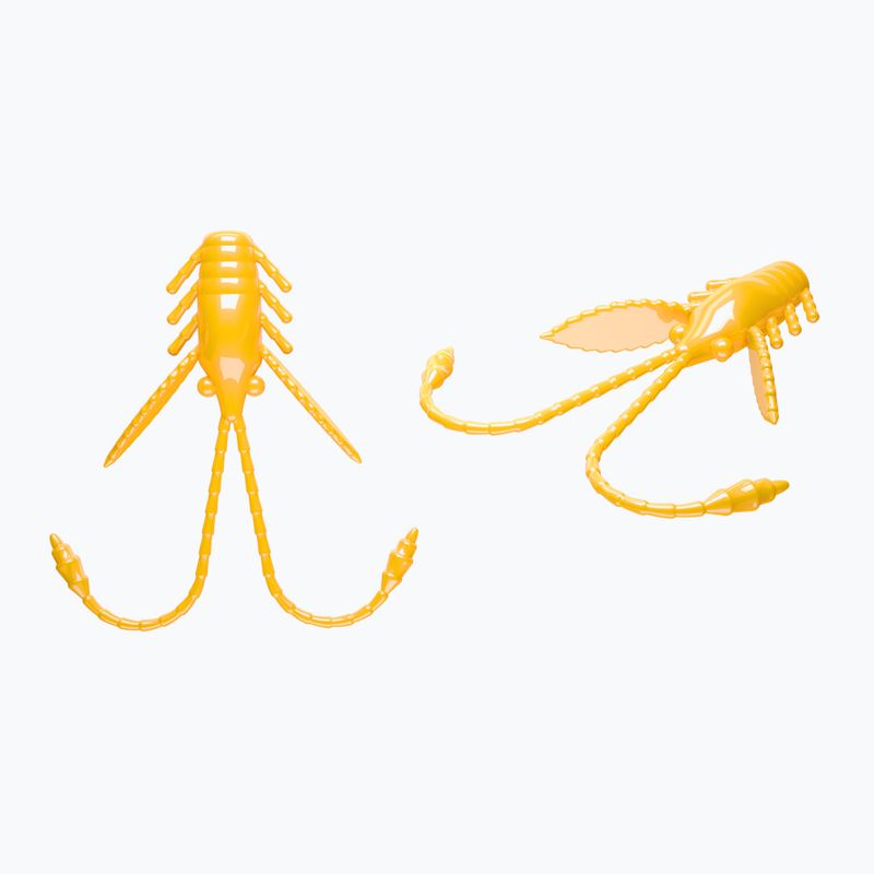 Libra Lures Pro Nymph Krill esca in gomma 15 pezzi giallo scuro