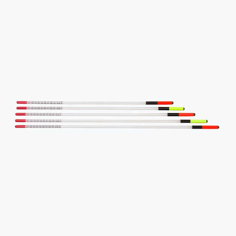 Cralusso Waggler Antenne a stelo 5 pezzi bianco/rosso/giallo 3
