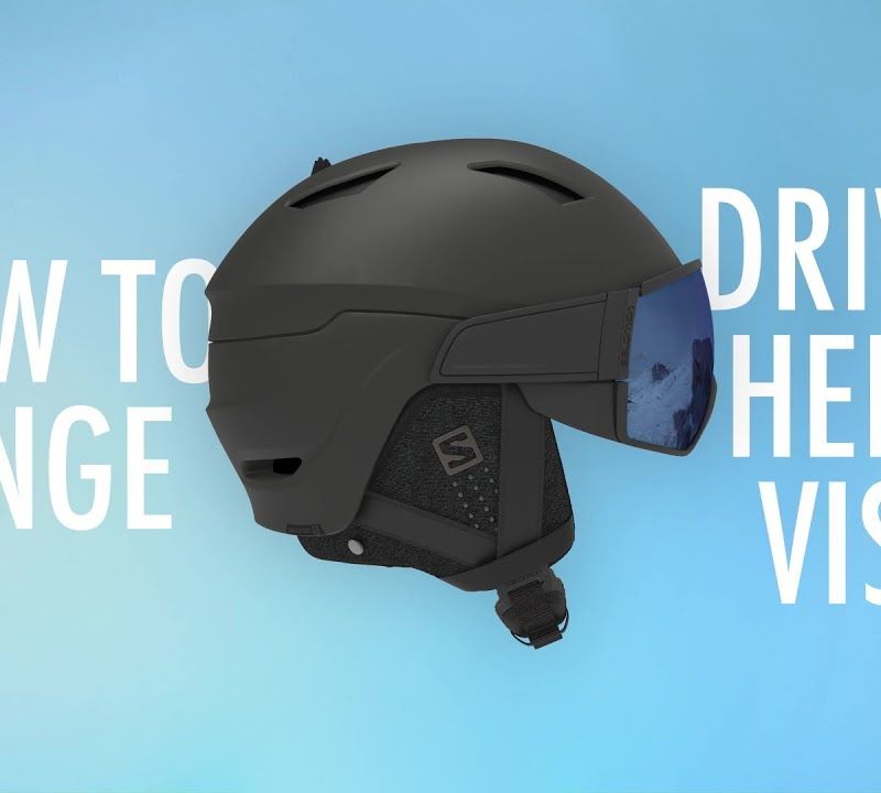 Casco da sci Salomon Driver nero/rosso/accento solare 10