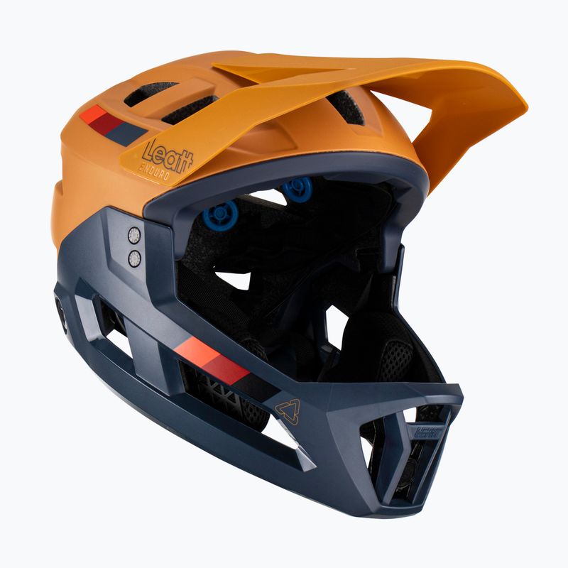 Casco da bici Leatt MTB Enduro 2.0 V23 in pelle scamosciata 6