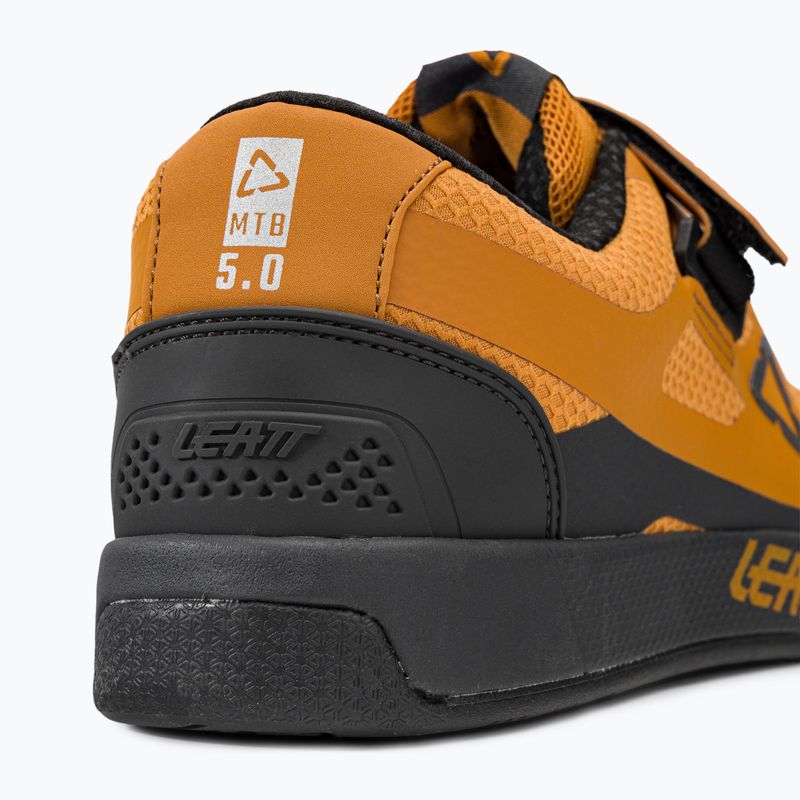 Scarpe da ciclismo MTB da uomo Leatt 5.0 Clip in pelle scamosciata 9