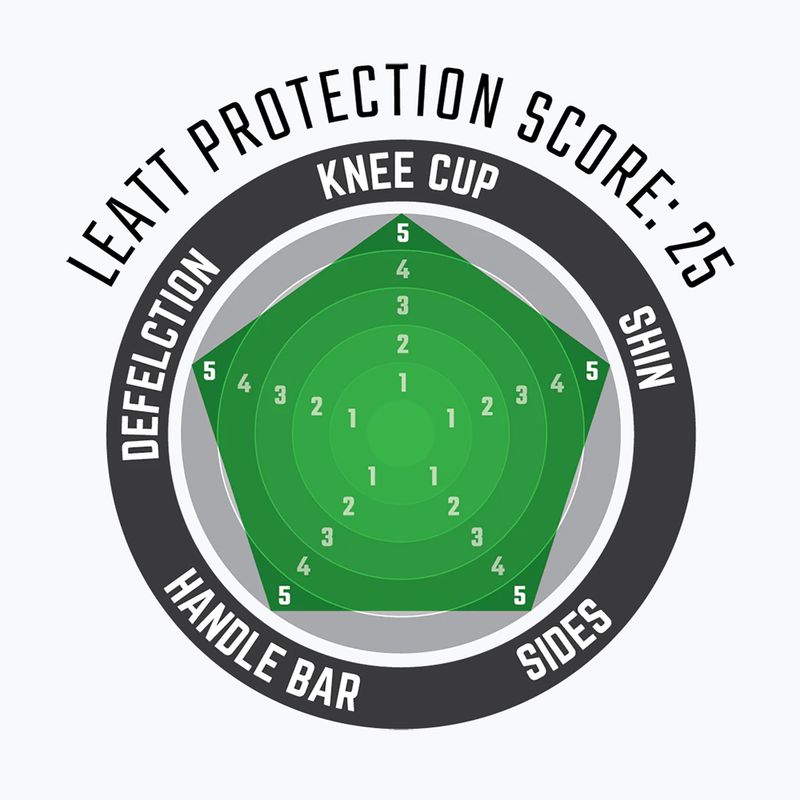 Protezioni da ciclismo per ginocchia e tibie per bambini Leatt Dual Axis black 3