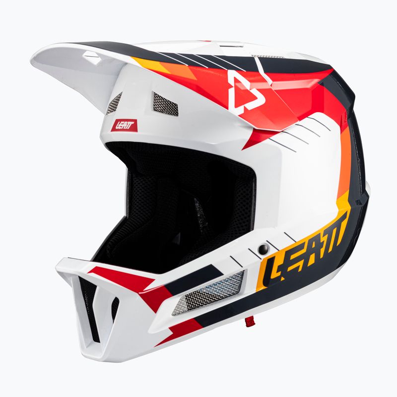 Casco MTB Leatt Gravity 2.0 V24 bianco/rosso 2