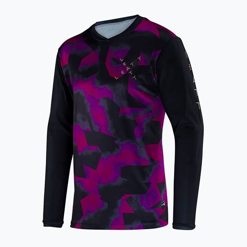 Leatt MTB Gravity 3.0 ciclismo uomo manica lunga viola 5