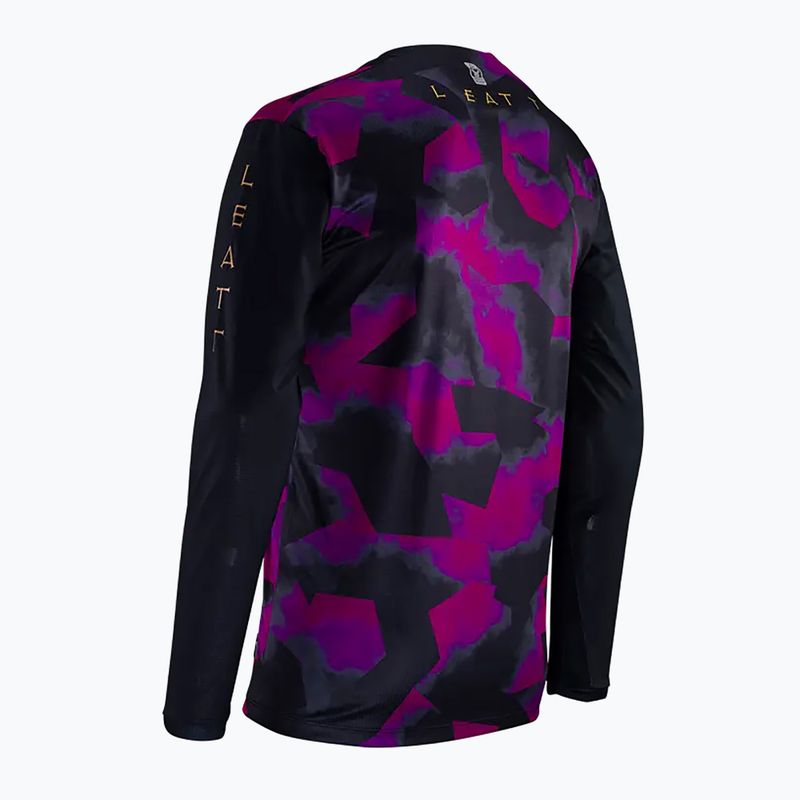 Leatt MTB Gravity 3.0 ciclismo uomo manica lunga viola 7