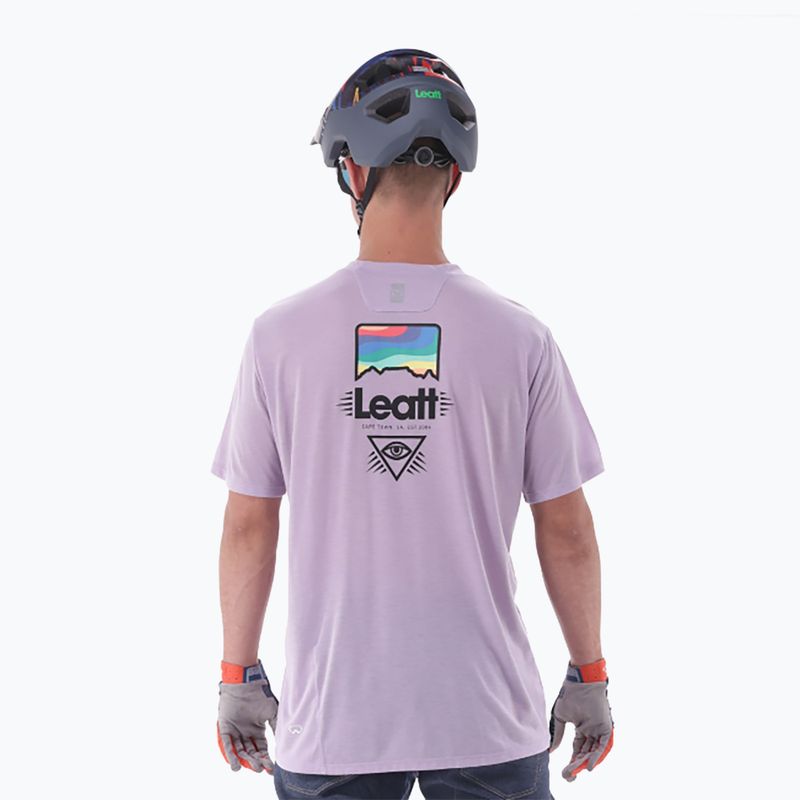 Leatt MTB Gravity 1.0 maglia da ciclismo da uomo color lavanda 2