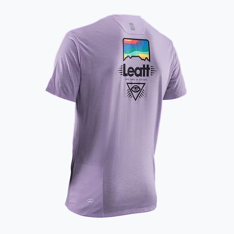 Leatt MTB Gravity 1.0 maglia da ciclismo da uomo color lavanda 5