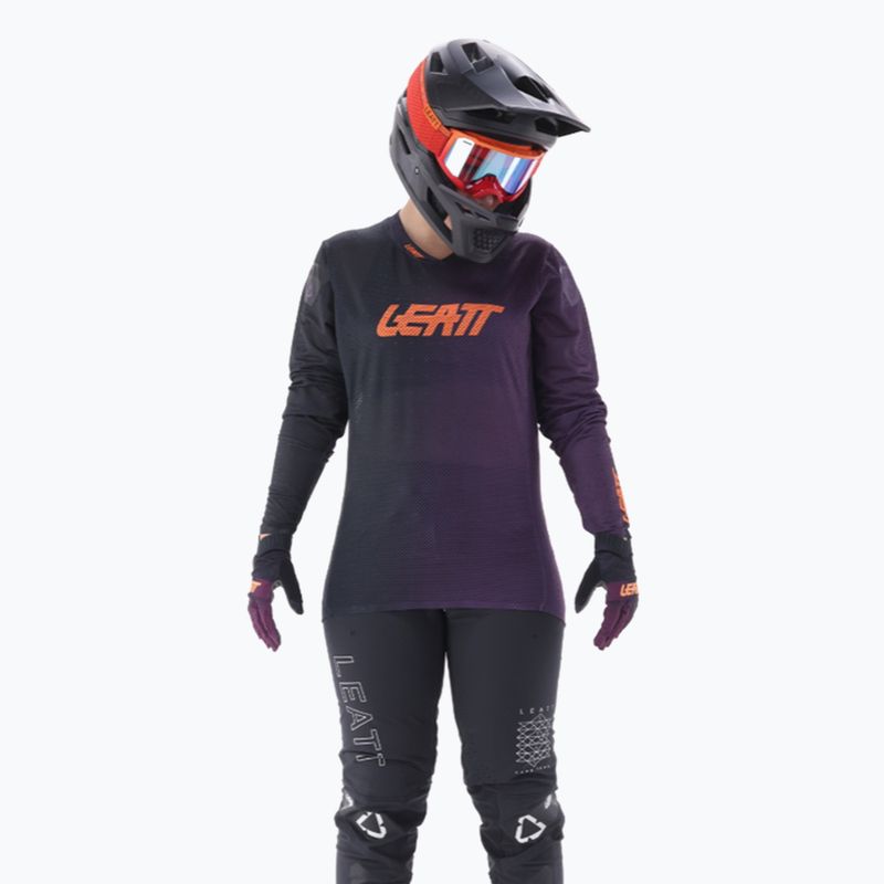 Leatt MTB Gravity 4.0 ciclismo donna manica lunga viola