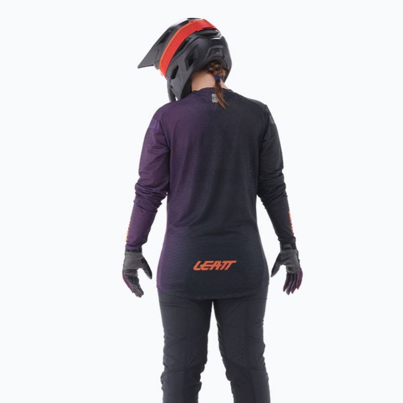 Leatt MTB Gravity 4.0 ciclismo donna manica lunga viola 2