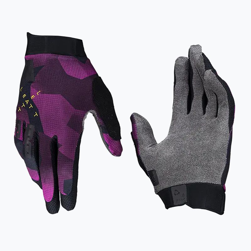 Guanti da ciclismo Leatt MTB 1.0 GripR da uomo, viola