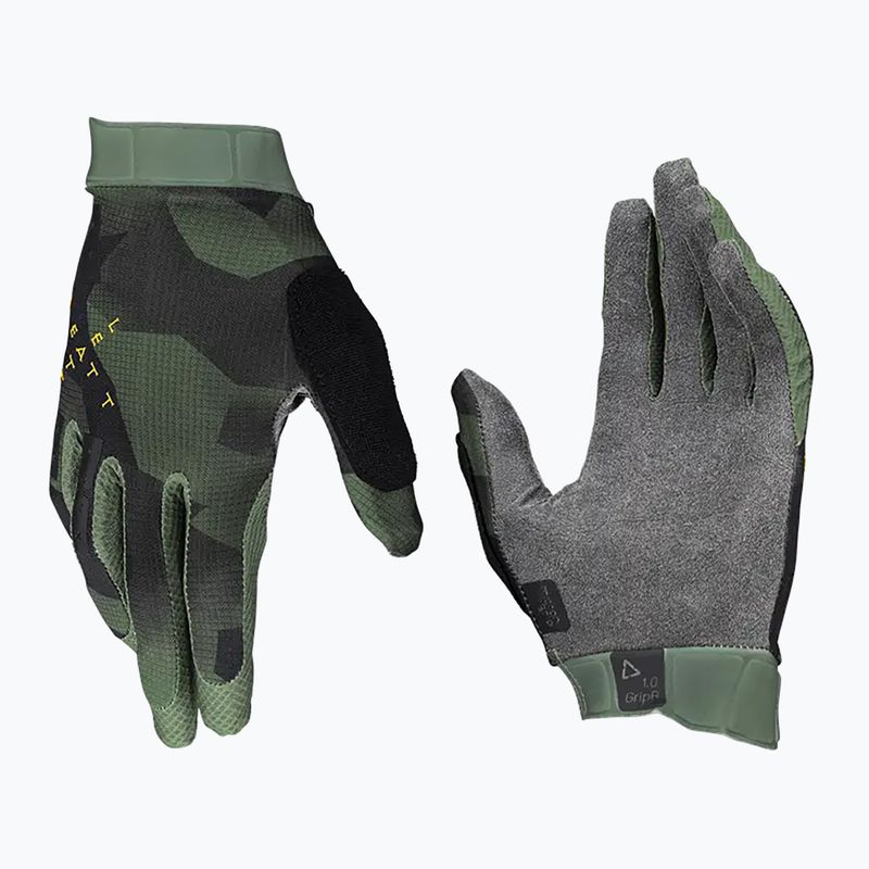 Guanti da ciclismo Leatt MTB 1.0 GripR spinach da uomo