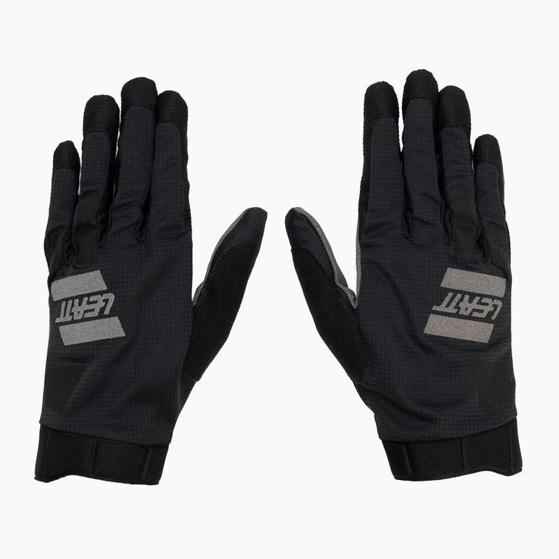 Guanti da ciclismo da uomo Leatt MTB 1.0 GripR stealth 2