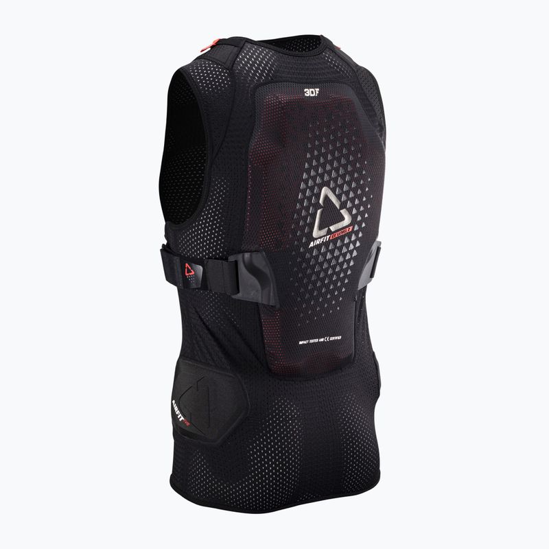 Maglia da ciclismo Leatt 3DF AirFit Evo Vest nera da uomo con protezioni 2
