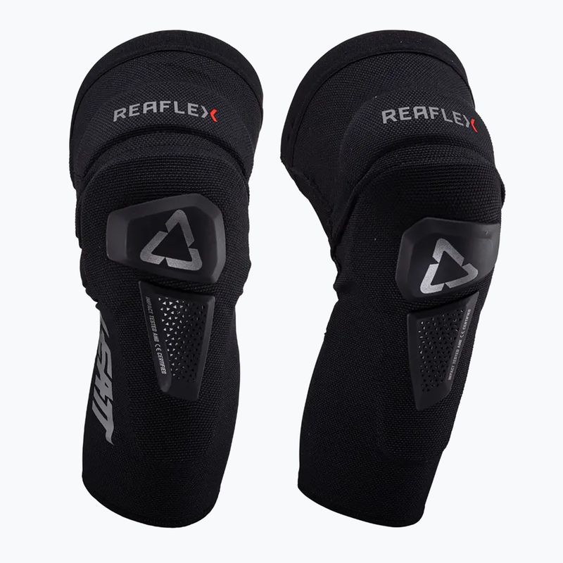 Protezioni Leatt ReaFlex Hybrid Pro per ginocchio e tibia, nero 3