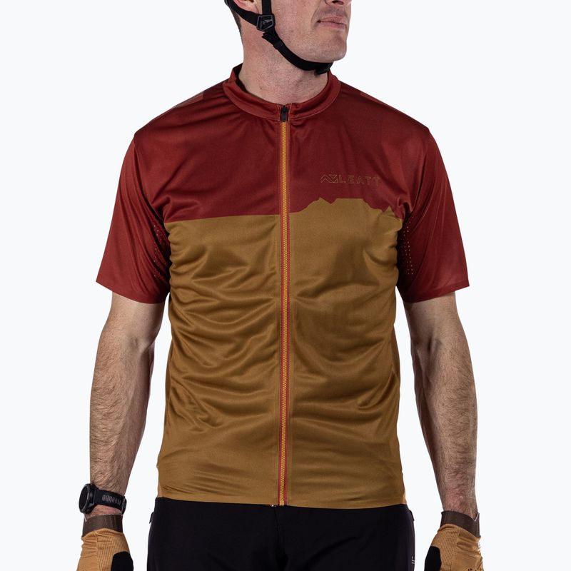 Maglia da ciclismo Leatt MTB Trail 3.0 lava da uomo