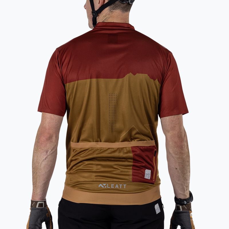 Maglia da ciclismo Leatt MTB Trail 3.0 lava da uomo 2