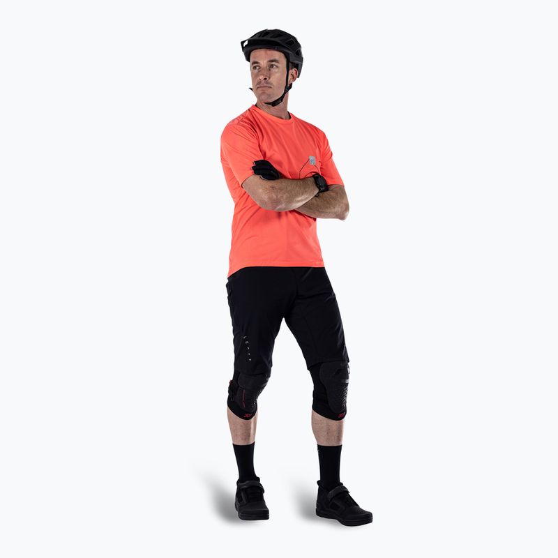 Maglia ciclismo Leatt MTB Trail 1.0 X-Flow uomo neon 2