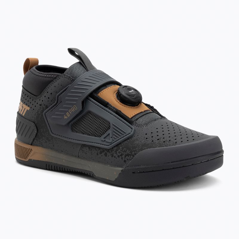 Scarpe da ciclismo MTB da uomo Leatt ProClip 4.0 grafite