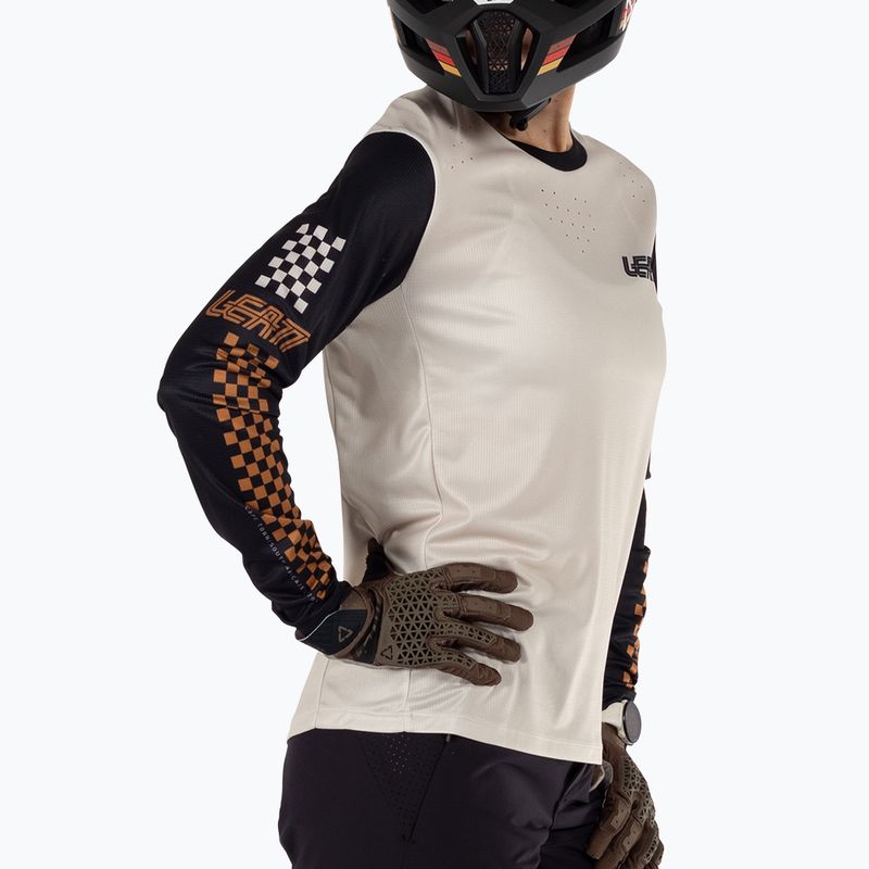 Manica lunga ciclismo donna Leatt MTB Enduro 4.0 W crema 3