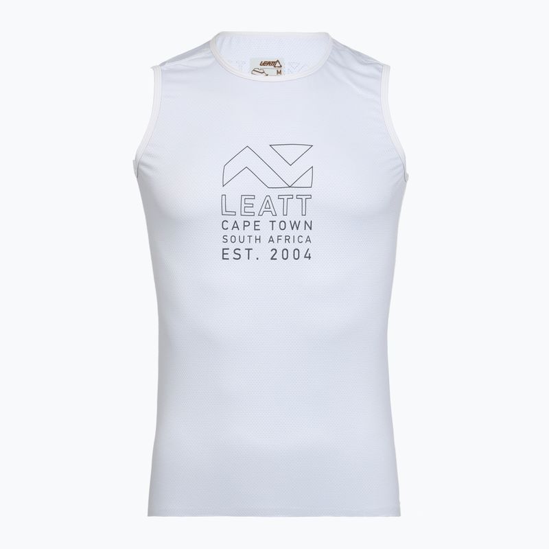 Maglia da ciclismo uomo Leatt Sleeveless Base white