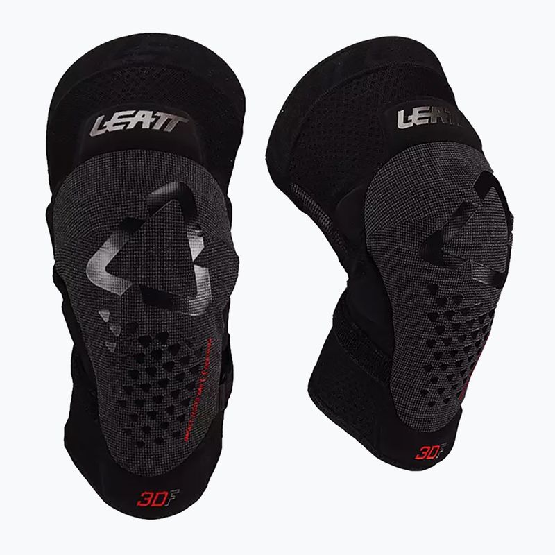 Leatt 3DF 5.0 Evo FastFit nero protezioni per ginocchia da bicicletta