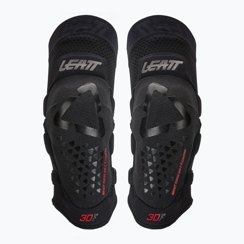 Protezioni per ginocchia da bicicletta Leatt 3DF 5.0 Evo nero