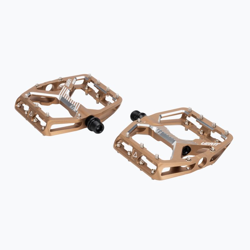 Leatt AllMnt 6.0 Flat frost pedali da bicicletta in bronzo 2