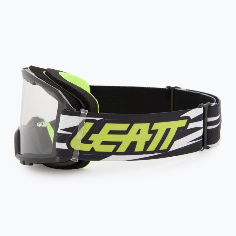 Maschera da ciclismo per bambini Leatt Vizion 2.5 Small Black/Neon Yellow 4
