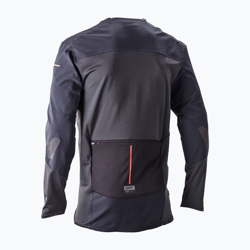 Maglia da ciclismo a manica lunga da uomo Leatt MTB Trail 6.0 Cargo ghost black 2