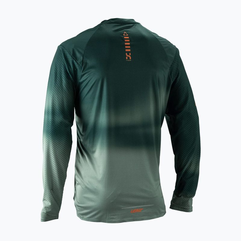 Maglia da ciclismo a manica lunga uomo Leatt MTB Trail 3.0 spruce green 2