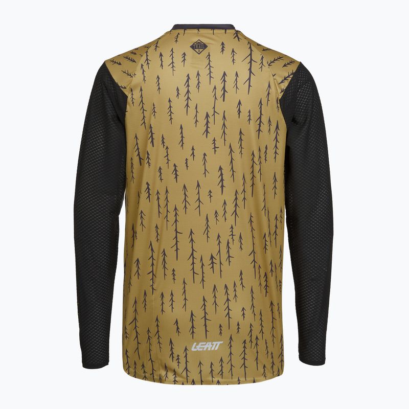 Maglia da ciclismo uomo a maniche lunghe Leatt MTB Trail 3.0 trails brown 2