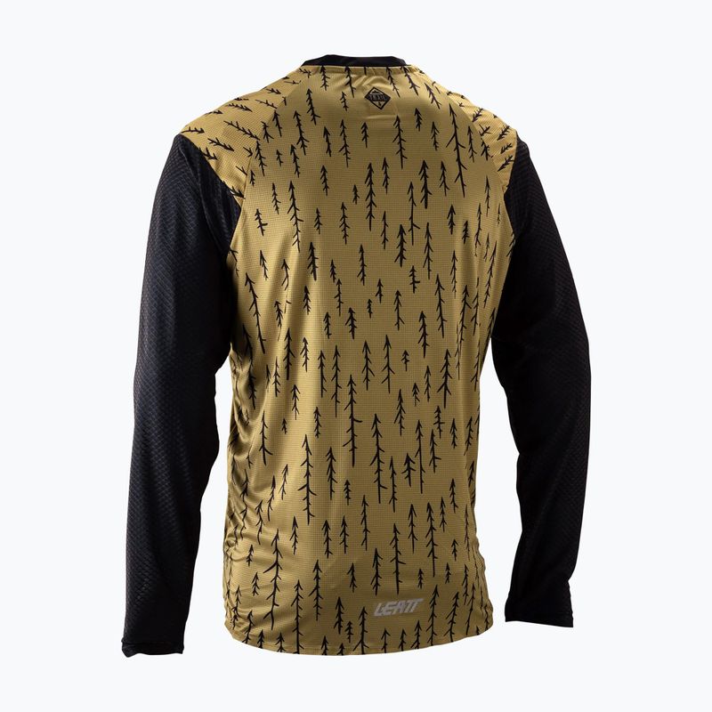 Maglia da ciclismo uomo a maniche lunghe Leatt MTB Trail 3.0 trails brown 2