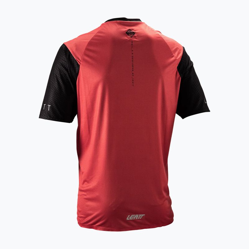 Maglia da mountain bike da uomo Leatt MTB Trail 3.0 dusty red 2