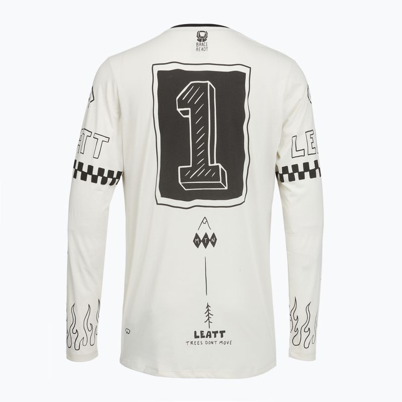 Maglia a manica lunga MTB da uomo Leatt MTB Gravity 3.0 cream white 2